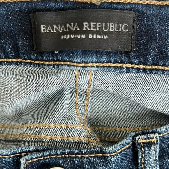 Banana Republic High Rise 3" Shorts Womens 29 Dark Wash Cutoff Classiccore - Picture 4 of 5